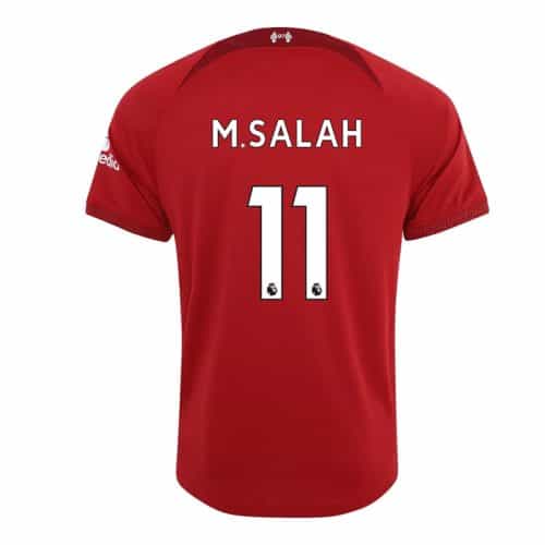 2022-2023 Liverpool M. Salah #11 Home Soccer Jersey