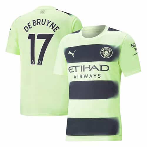 2022-2023 Manchester City De Bruyne #17 Third Soccer Jersey