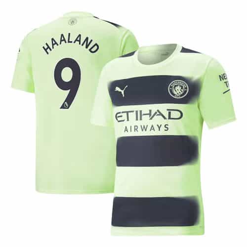 2022-2023 Manchester City Haaland #9 Third Soccer Jersey