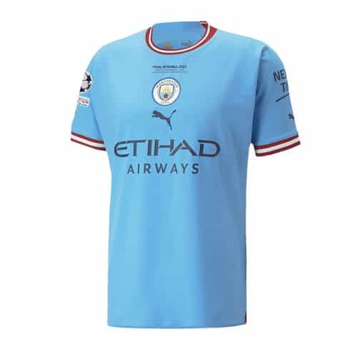 2022-2023 Manchester City Ucl Final Soccer Jersey