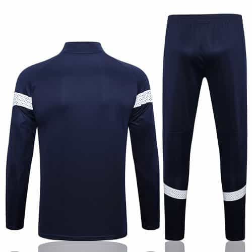 2022-2023 Marseille Jacket + Pants Training Suit Dark Blue