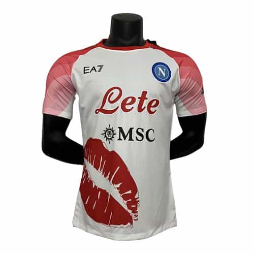 2022-2023 Napoli Kiss Edition Player Version Soccer Jersey