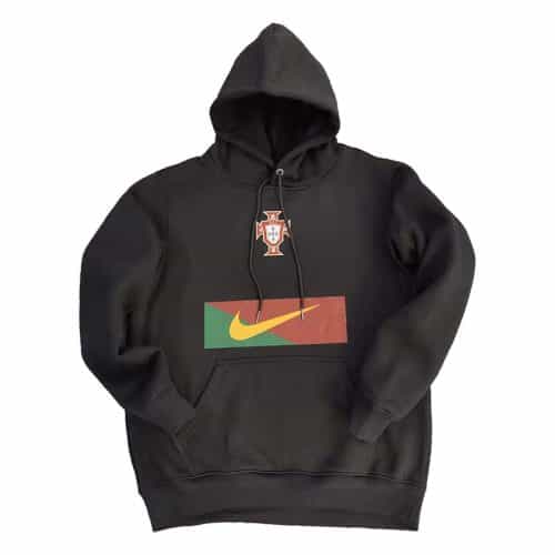 2022-2023 Portugal Sweater Hoodie Black