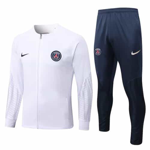 2022-2023 Psg Jacket + Pants Training Suit White