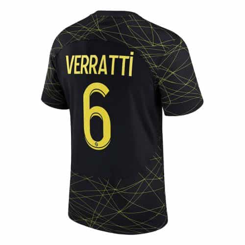2022-2023 Psg Verratti #6 Fourth Soccer Jersey