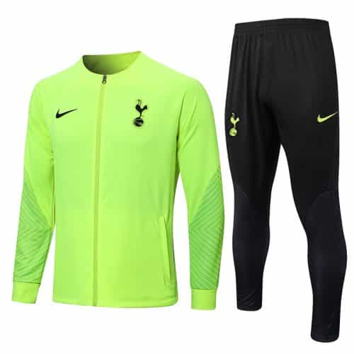 2022-2023 Tottenham Hotspur Jacket + Pants Training Suit Green