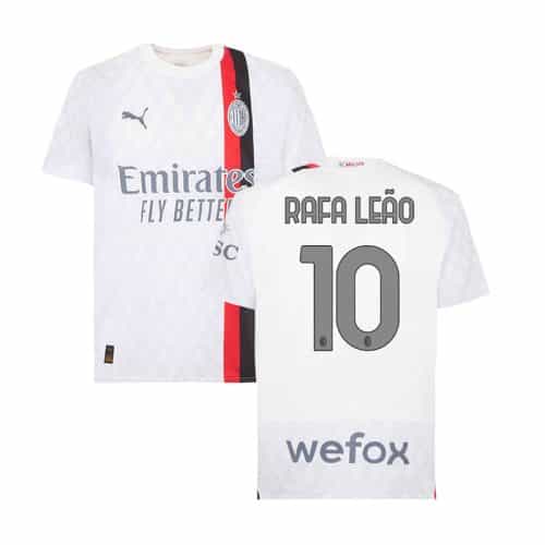 2023-2024 Ac Milan Rafa Leao #10 Away Soccer Jersey