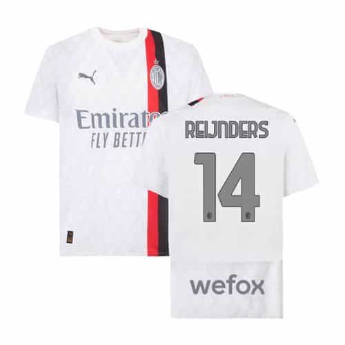 2023-2024 Ac Milan Reijnders #14 Away Soccer Jersey
