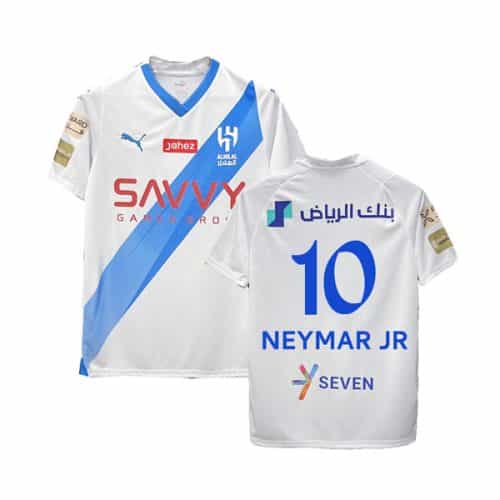 2023-2024 Al Hilal Neymar Jr #10 Away Soccer Jersey