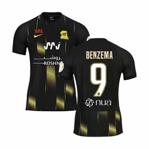 2023-2024 Al Ittihad Benzema #9 Third Soccer Jersey