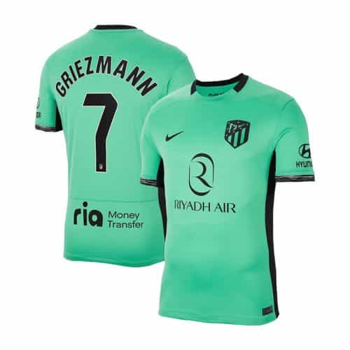 2023-2024 Atletico Madrid Griezmann #7 Third Soccer Jersey