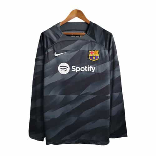 2023-2024 Barcelona Goalkeeper Long Sleeve Soccer Jersey
