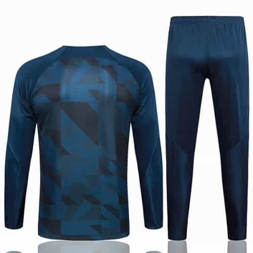 2023-2024 Barcelona Training Suit Dark Blue