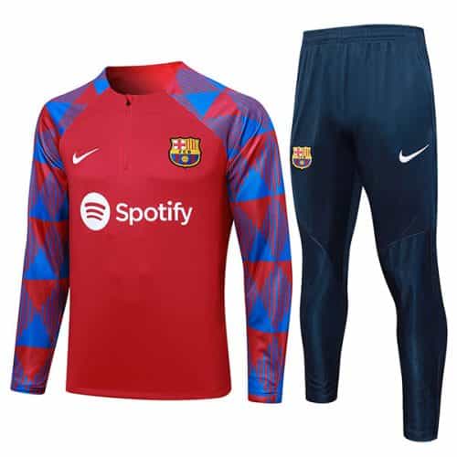 2023-2024 Barcelona Training Suit Red