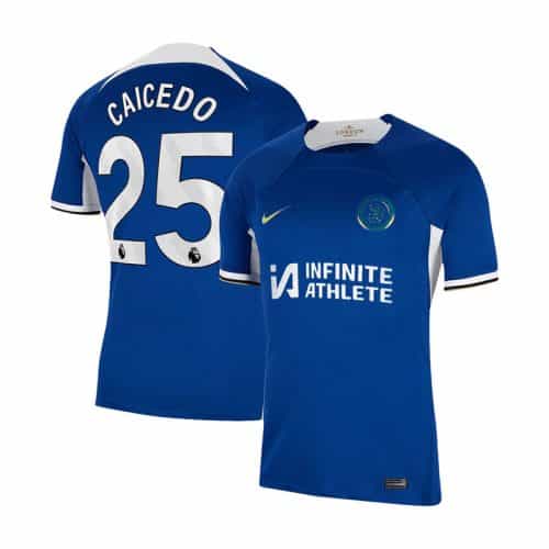 2023-2024 Chelsea Caicedo #25 Home Soccer Jersey