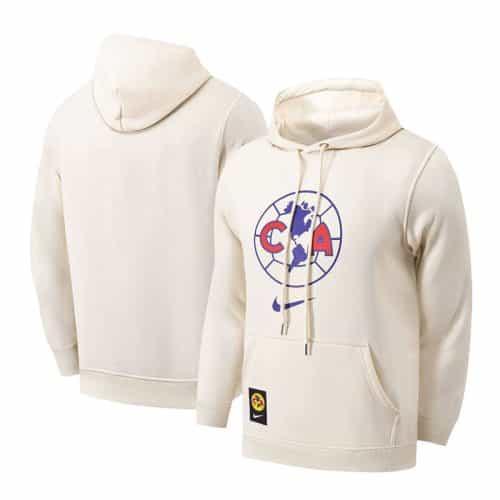 2023-2024 Club America Sweater Hoodie Cream