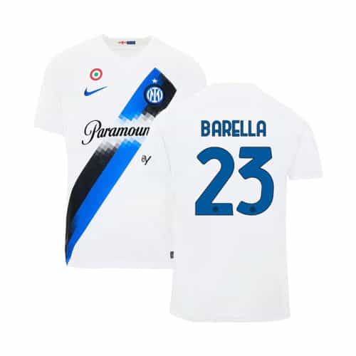 2023-2024 Inter Milan Barella #23 Away Soccer Jersey