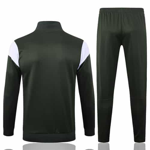 2023-2024 Manchester City Jacket + Pants Training Suit Dark Green