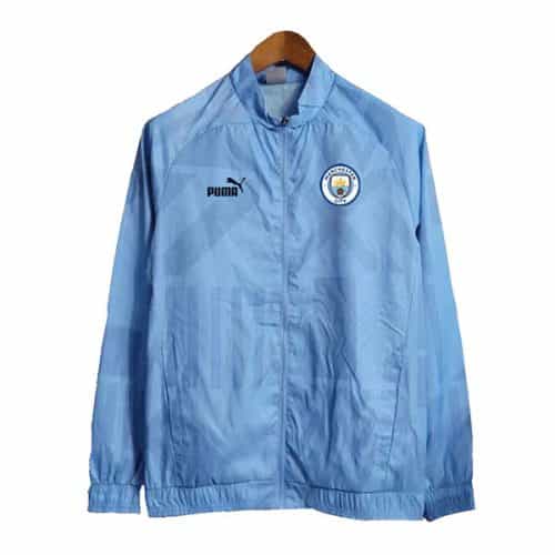 2023-2024 Manchester City Windbreaker Blue