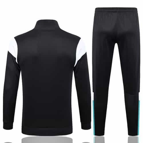 2023-2024 Marseille Jacket + Pants Training Suit Black