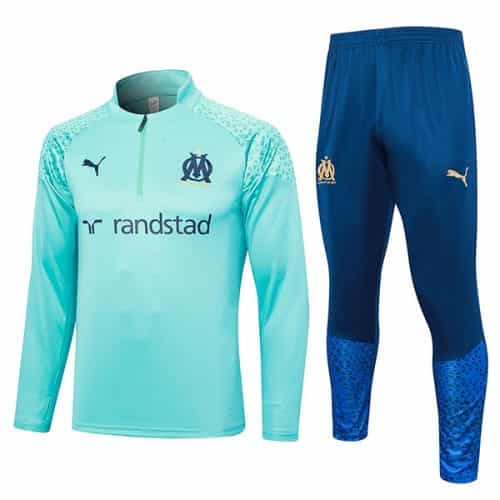 2023-2024 Marseille Training Suit Light Blue