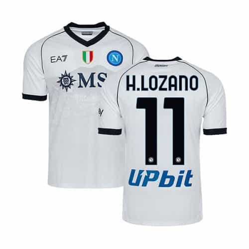 2023-2024 Napoli H.Lozano #11 Away Soccer Jersey