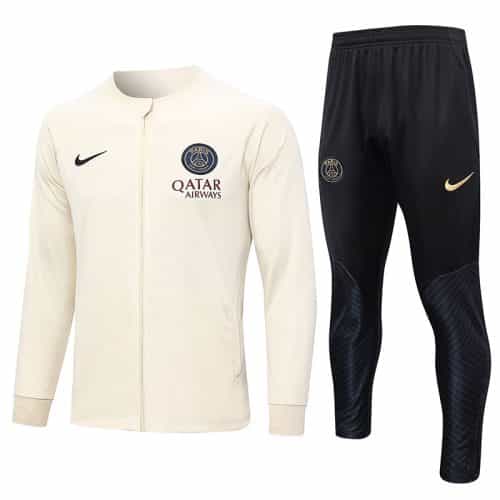 2023-2024 Psg Jacket + Pants Training Suit Khaki