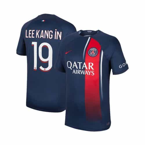 2023-2024 Psg Lee Kang In #19 Home Soccer Jersey