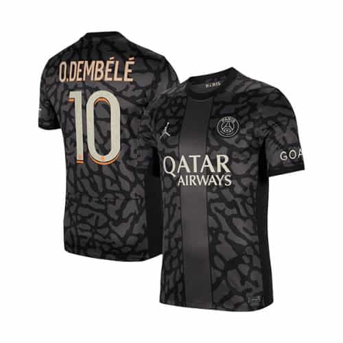 2023-2024 Psg O.Dembele #10 Third Soccer Jersey