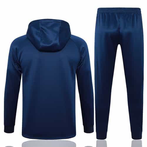 2023-2024 Tottenham Hotspur Hoodie Training Suit Blue