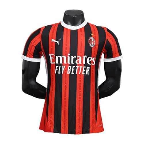 2024-2025 Ac Milan Home Player Version Soccer Jersey