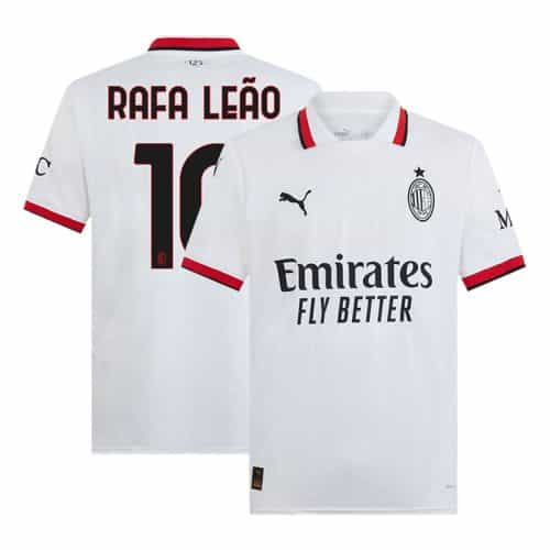 2024-2025 Ac Milan Rafa Leao #10 Away Soccer Jersey