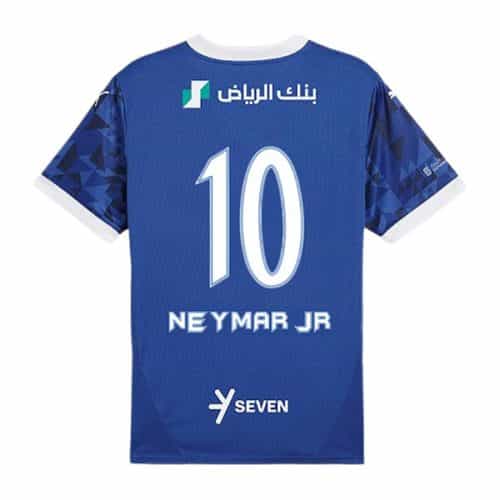 2024-2025 Al Hilal Neymar Jr #10 Home Soccer Jersey