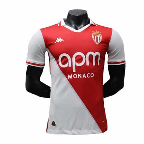 2024-2025 As Monaco Home Player Version Soccer Jersey