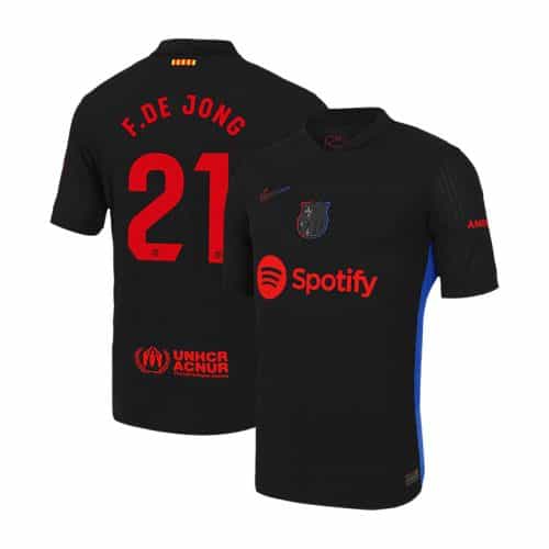 2024-2025 Barcelona F.De Jong #21 Away Soccer Jersey