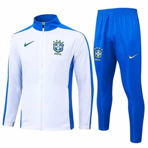 2024-2025 Brazil Jacket + Pants Training Suit White