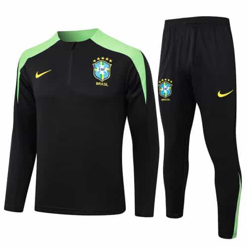 2024-2025 Brazil Training Suit Black