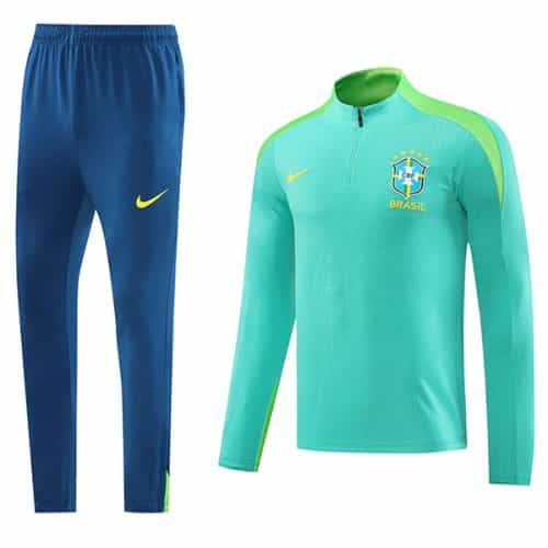 2024-2025 Brazil Training Suit Green