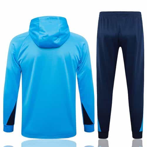 2024-2025 Chelsea Hoodie Training Suit Light Blue