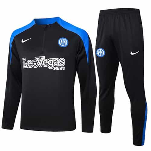 2024-2025 Inter Milan Training Suit Black