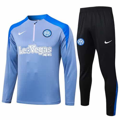 2024-2025 Inter Milan Training Suit Light Blue