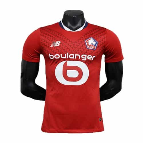 2024-2025 Lille Osc Home Player Version Soccer Jersey