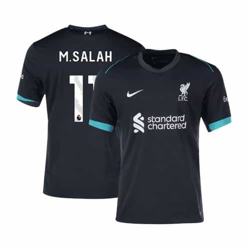 2024-2025 Liverpool M.Salah #11 Away Soccer Jersey