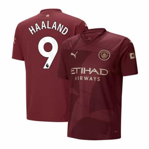 2024-2025 Manchester City Haaland #9 Third Soccer Jersey