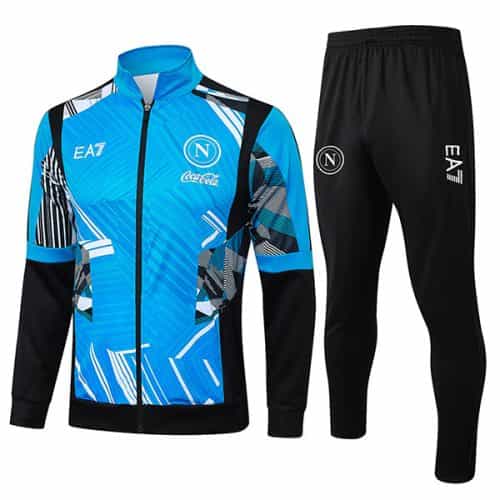 2024-2025 Napoli Jacket + Pants Training Suit Light Blue