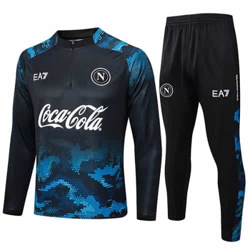 2024-2025 Napoli Training Suit Black