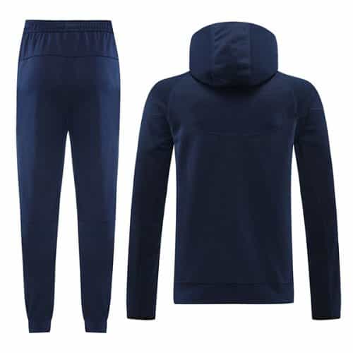 2024-2025 Psg Hoodie Jacket + Pants Training Suit Royal Blue