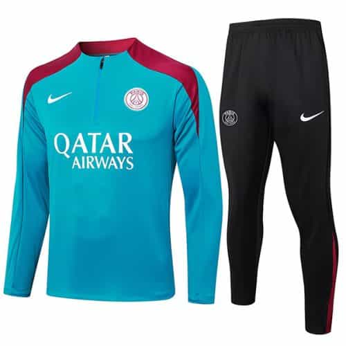 2024-2025 Psg Training Suit Dark Green