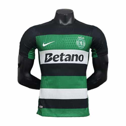 2024-2025 Sporting Lisbon Home Player Version Soccer Jersey