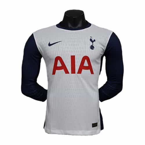 2024-2025 Tottenham Hotspur Home Player Version Long Sleeve Soccer Jersey
